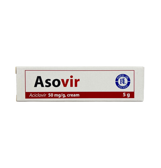 ASOVIR 50MG 5GR KREM - 