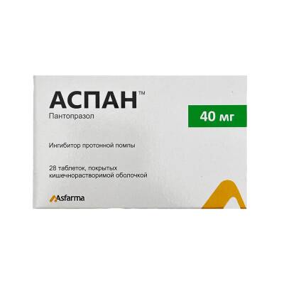 ASPAN 40MG N28 TB - 