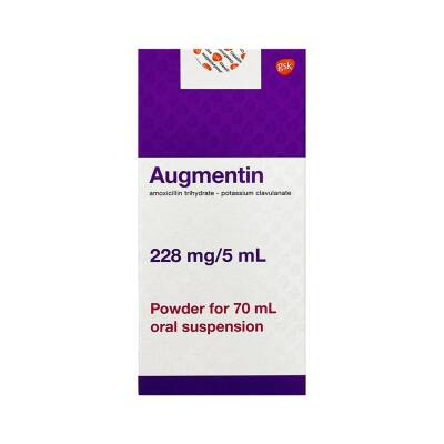 Augmentin 200/28 mq 70 ml suspenziya - 