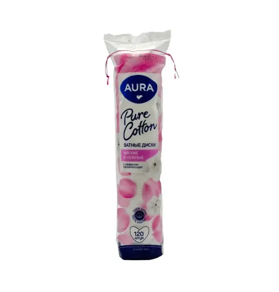Aura disk gigiyenik pambıq 120 ədəd - 2