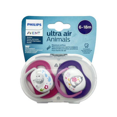 Avent 080/08 Ultra Air Animals Emzik 6-18M - 1