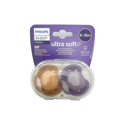 Avent 091/33 091/45 Ultrasoft Emzik 6-18M 2 Eded - AVENT