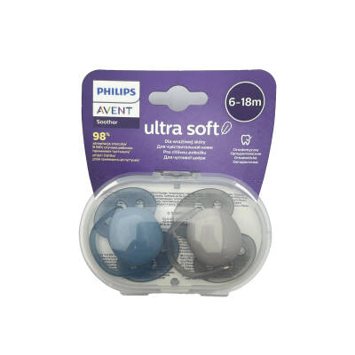 Avent 091/17 Ultrasoft Soother 6-18M - AVENT