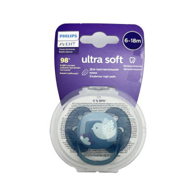 AVENT 092/04 ULTRASOFT SOOTHER 6-18M - AVENT