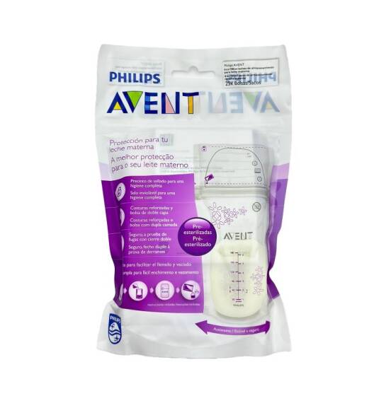 Avent Ana südü saxlama poşeti N25 180ml - 1