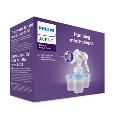 Avent Mexaniki Süd sağan döş pompası qablı - AVENT