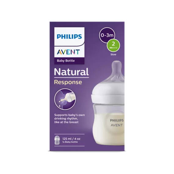 Avent Natural Response Körpə Butulkası 0ay+, 125 ml - 1