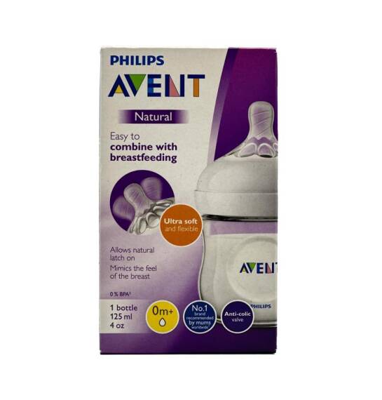 Avent Natural Response körpə butulkası 0ay+ 125 ml - 1