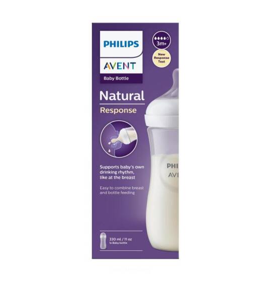 Avent Natural Response körpə butulkası 3ay+ 330 ml - 1