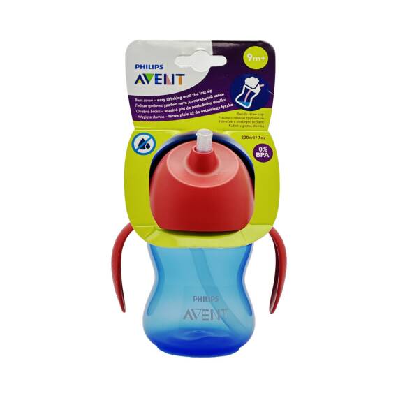 Avent Pipetli su qabı qırmızı 9ay+ 200 ml/7oz - 1