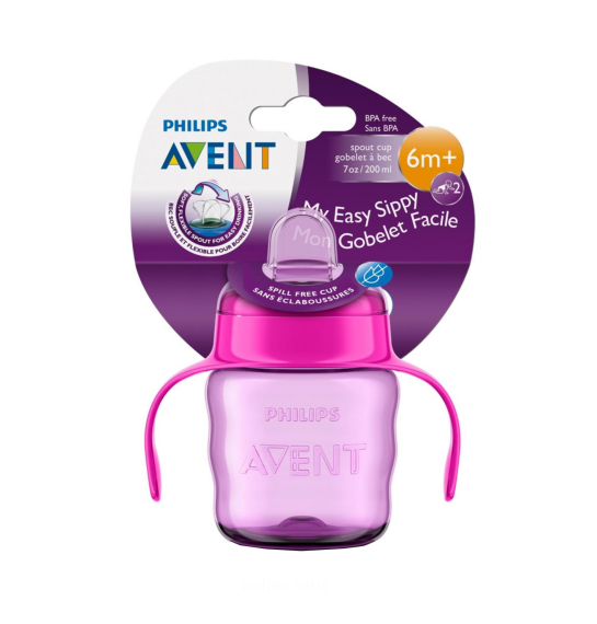 Avent Sehirli su qabı çəhrayı 6ay+ 200 ml - 1
