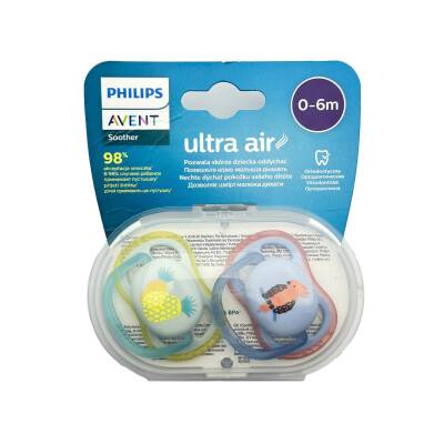 Avent ultra air soother 0-6 M deco boy parrot N2 - AVENT