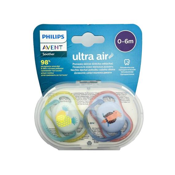 Avent ultra air soother 0-6 M deco boy parrot N2 - 1