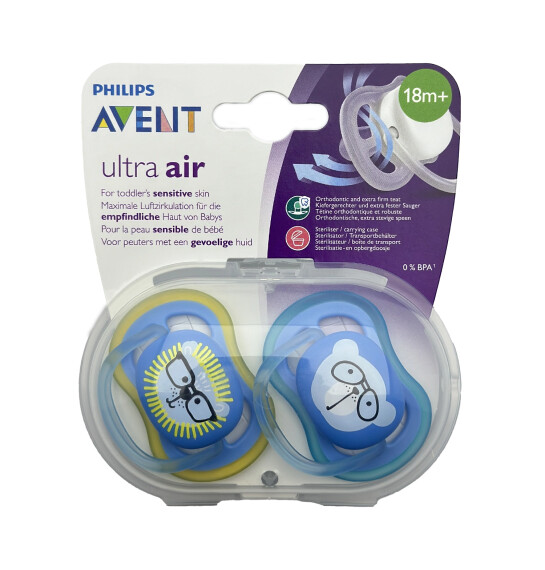 Avent ultra air soother 18 M+ boy lion N2 - AVENT