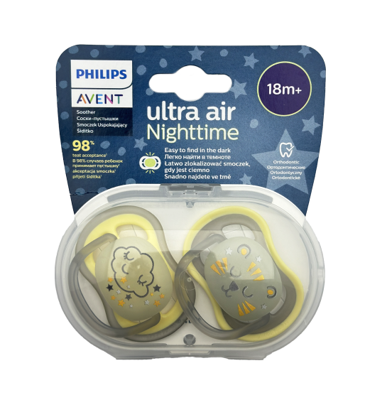 Avent ultra air soother 18 M+ night time neutral N2 - 1