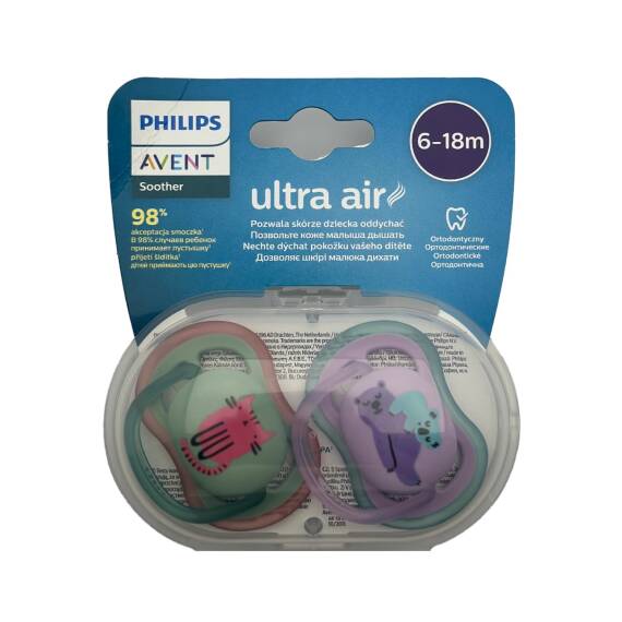 Avent ultra air soother 6-18 M deco girl koala N2 - 1