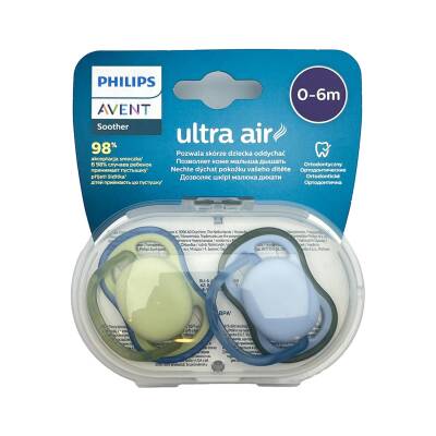 Avent Ultra Havalı Mavi 0-6 Ay Əmzik N2 - 