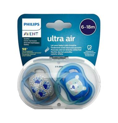 Avent Ultra Havalı Paw Bear 6-18 ay əmzik N2 - AVENT