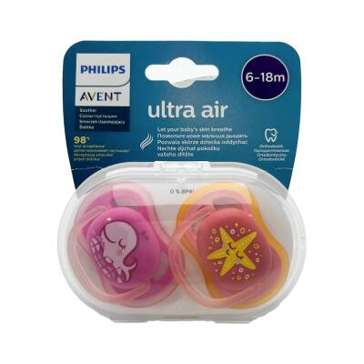 Avent Ultra Havalı Whale Star 6-18 Ay Əmzik N2 - AVENT