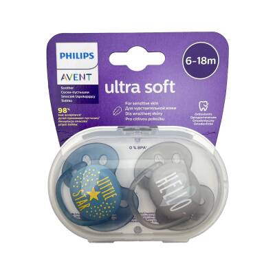 Avent Ultra Yumşaq Oğlan 6-18 Ay Əmzik - AVENT