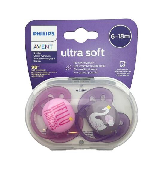 Avent Ultra Yumşaq qız 6-18 ay əmzik - 1