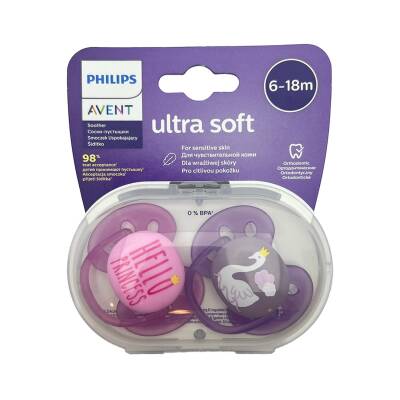 Avent Ultra Yumşaq Qız 6-18 Ay Əmzik - AVENT