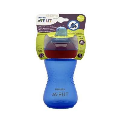 Avent Yumşaq silikon başlıqlı su qabı 9ay+ 300 ml - AVENT