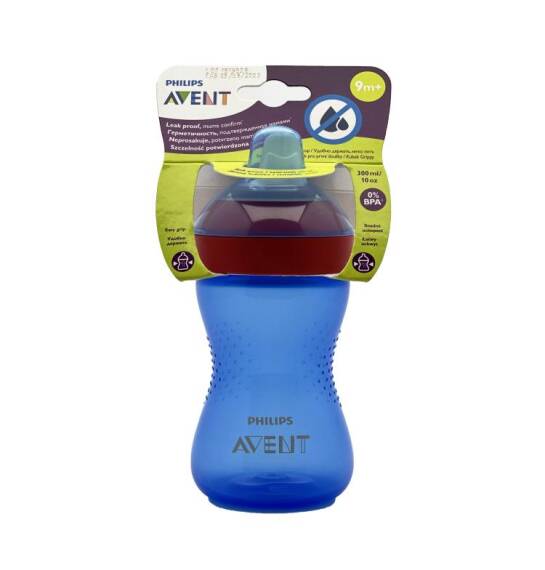 Avent Yumşaq silikon başlıqlı su qabı 9ay+ 300 ml - 1