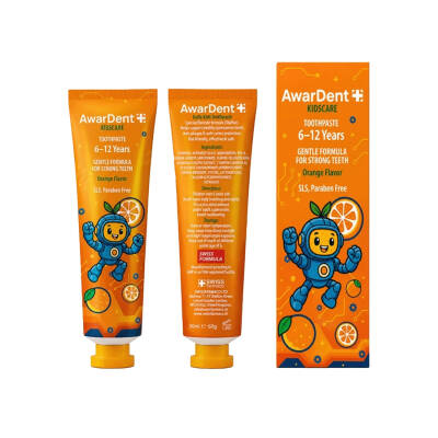 AWARDENT 4173 KIDSCARE ORANGE FLAVOUR 6-12YEARS 50ML - 