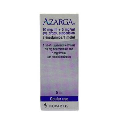 Azarga 10/5 mg 5 ml göz damlası - 