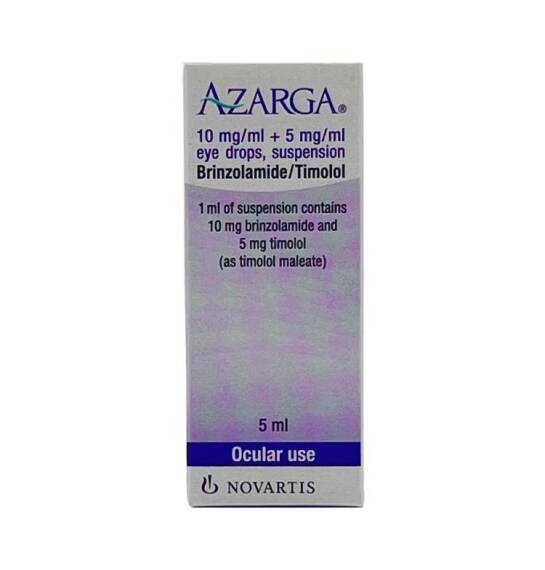Azarga 10/5 mg 5 ml göz damlası - 1