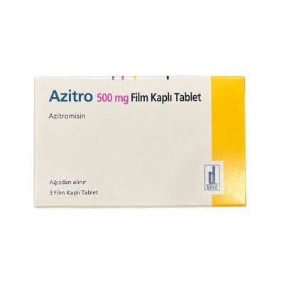 AZITRO 500 MG 3 FILM TABLET - 