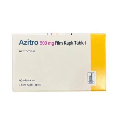 AZITRO 500 MG 3 FILM TABLET - 
