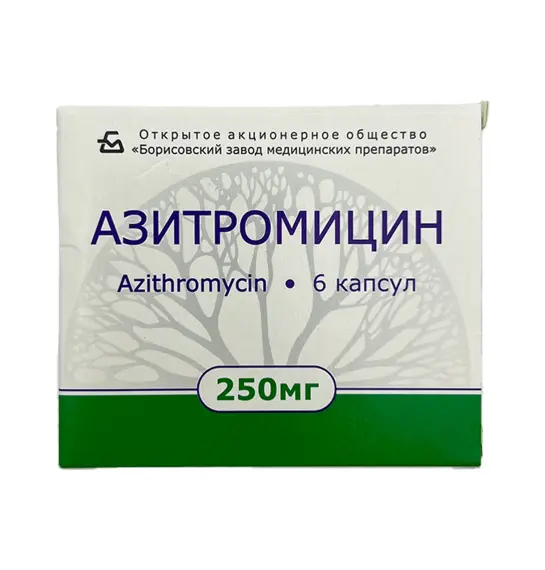 Azitromisin 250 mq N6 kapsul (borisov) - 1