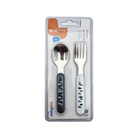 BABYONO 1065/01 SPOON AND FORK - 1