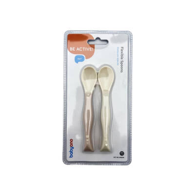 BABYONO 1066/06 FLEXIBLE SPOONS 2PCS 6M+ - BABYONO