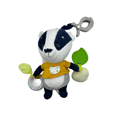 BABYONO 1435 EDUCATIONAL TOY BADGER EDMUND PRAM HANGING TOY - 1