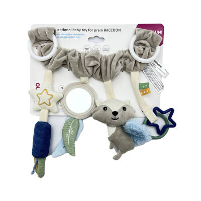 BABYONO 1579 EDUCATIONAL BABY TOY FOR PRAM RACCOON 0M+ - BABYONO