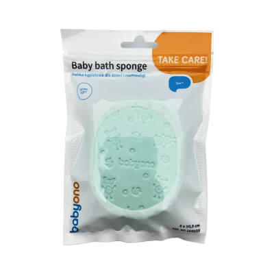 BABYONO 1640/03 BABY BATH SPONGE 1M+ - BABYONO