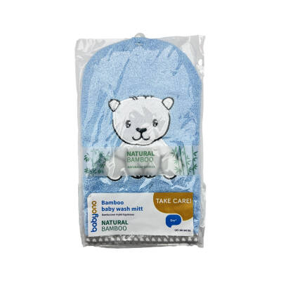 BABYONO 347/02 BAMBOO BABY WASH MITT - BABYONO