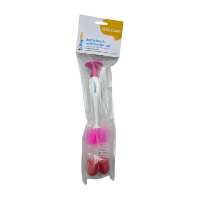 BABYONO 728/03 BOTTLE BRUSH WITH SUCTION CUP