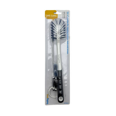 BABYONO 736 NATURAL NURSING BRUSH FOR BOTTLES AND SOOTHERS
