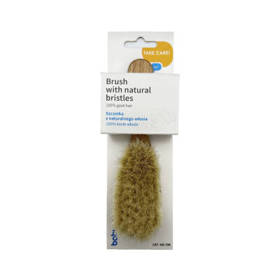 BABYONO 799 BRUSH WITH NATURAL BRISTLES 0M+ - BABYONO