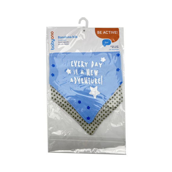 BABYONO 879/04 BANDANA BIB WOW! - 1