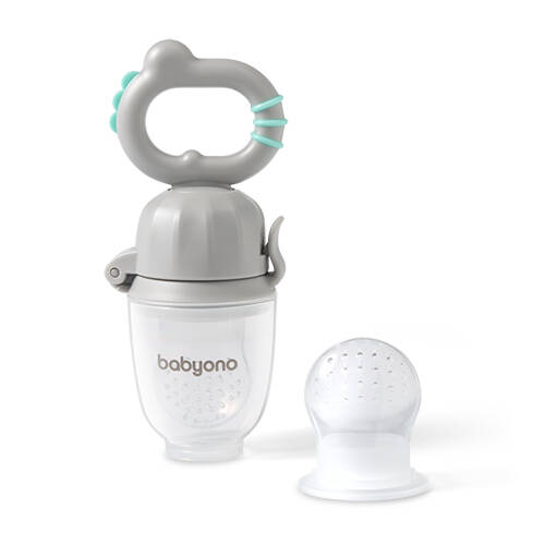 Babyono Dino diş qaşıyıcı və qidalanma qabı 6 ay+ - 1