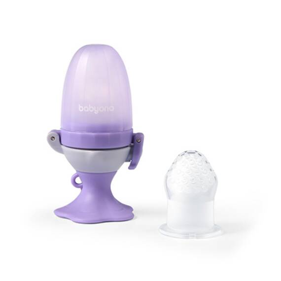 Babyono Flower diş qaşıyıcı və qidalanma qabı 6 ay+ - 1