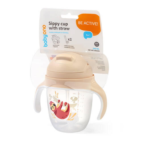 Babyono pipetli-axıtmayan qulplu su qabı - 1