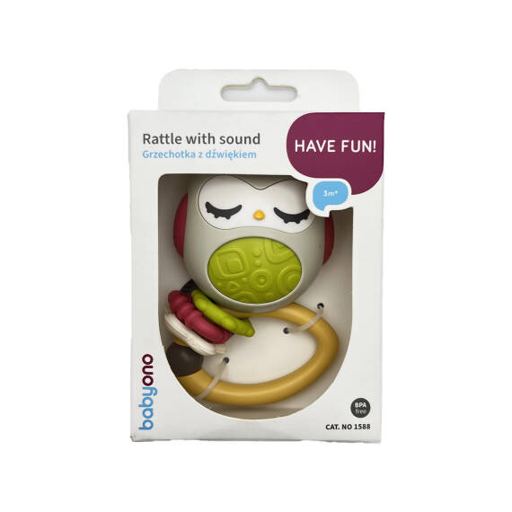Babyono Rattle With Sound 1588 - 1