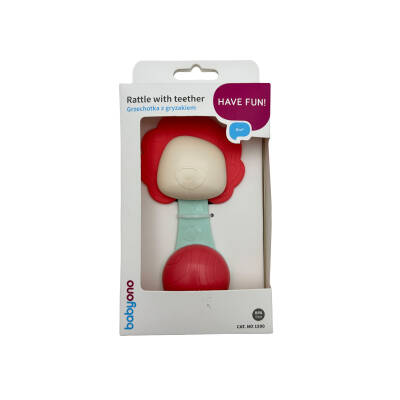 BABYONO RATTLE WITH TEETHER 1590