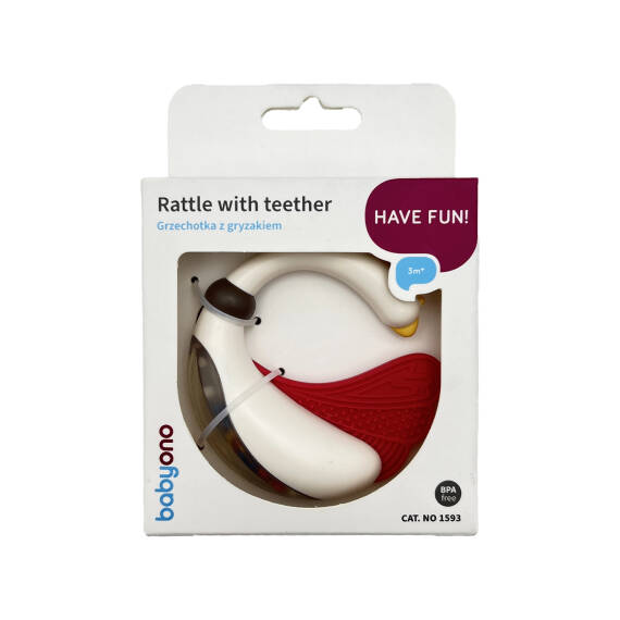 BABYONO RATTLE WITH TEETHER 1593 - 1
